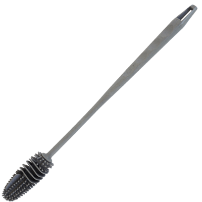 Perie silicon pentru spalat vase si sticle 31.5 cm cu maner lung